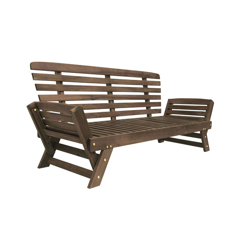 Alora Outdoor Adjustable Wooden Patio Daybed Sofa With Cushions (SAK41345)