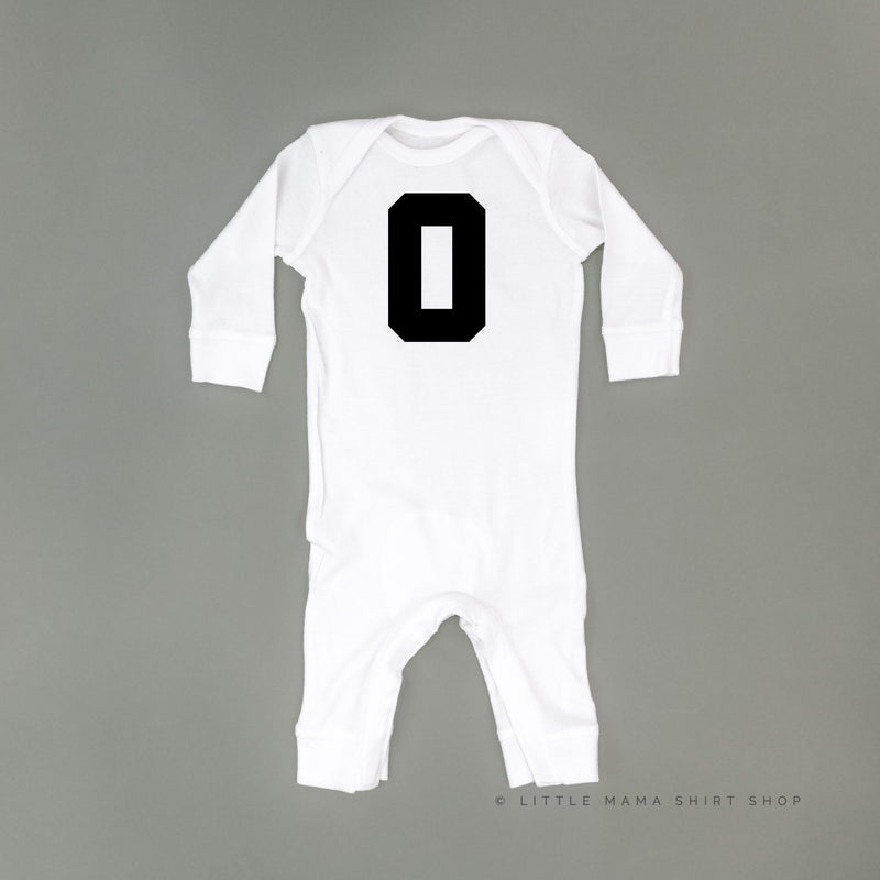 Varsity Initials - Baby Sleeper