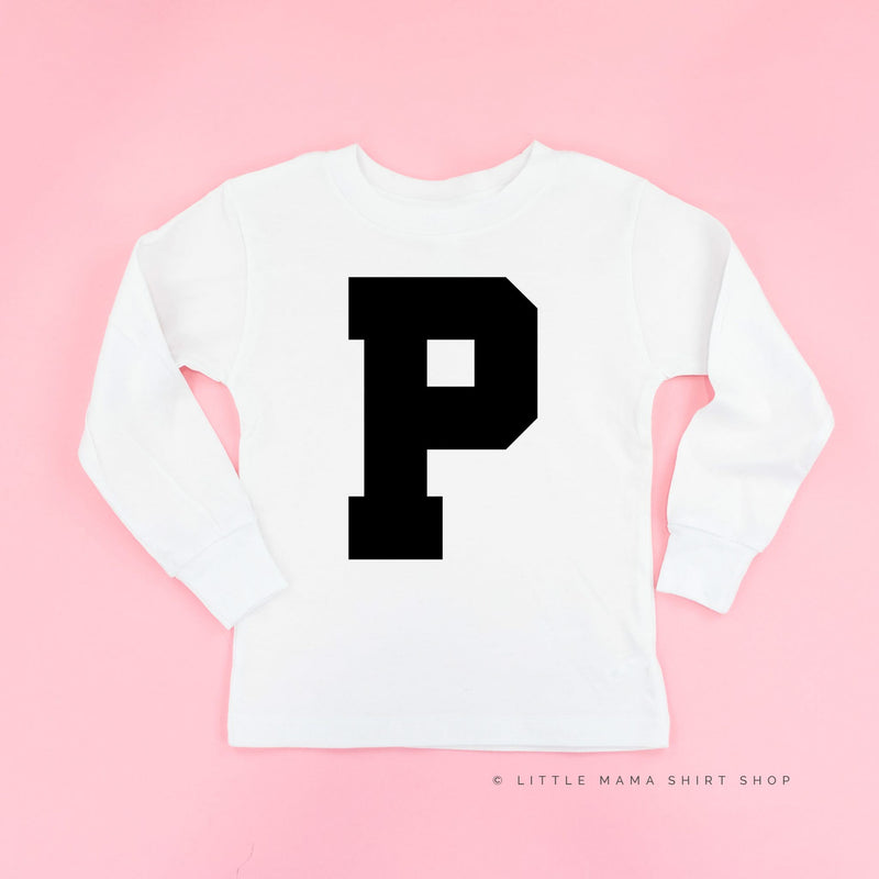 Varsity Initials - Child Long Sleeve Tee