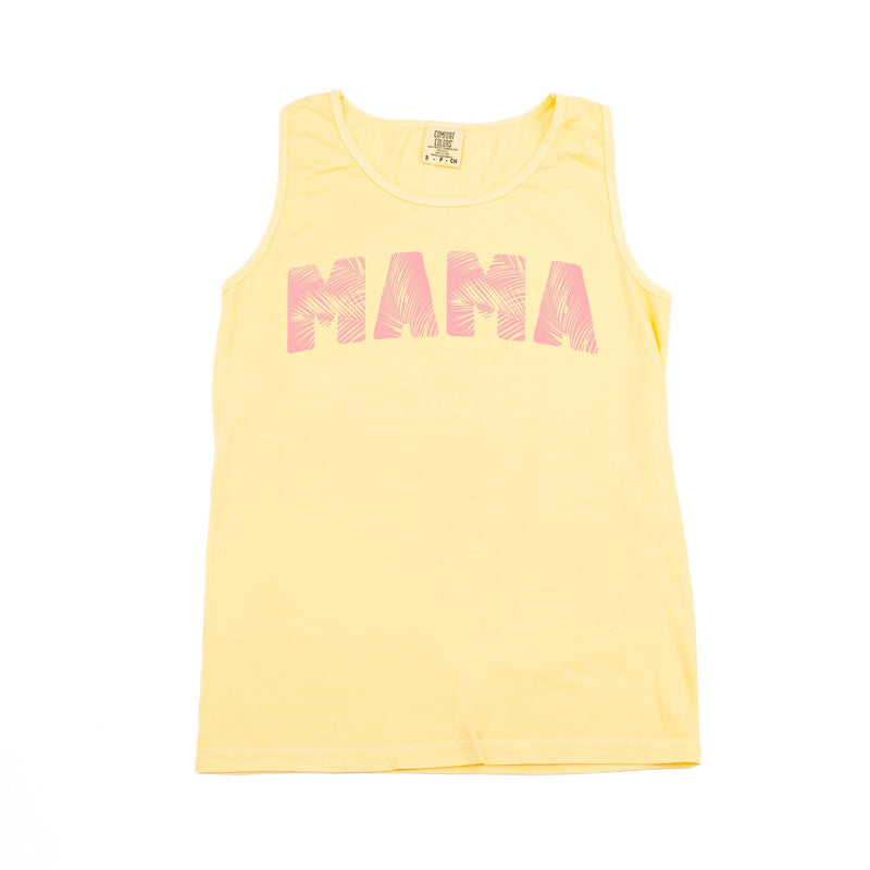 Tropical Palm - Mama - Comfort Colors TANK