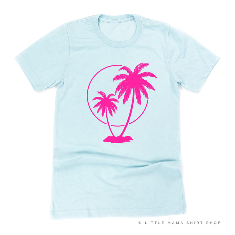 2 PALM TREES WITH SUN - Unisex Tee