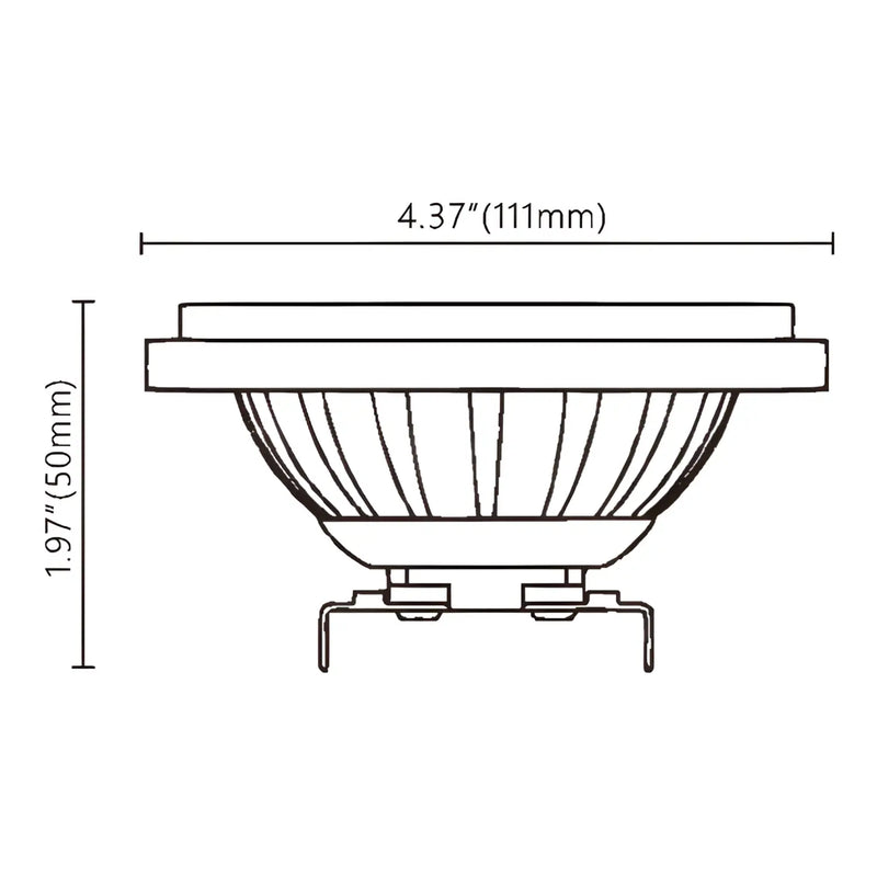 10W PAR36 G53 Warm White LED Light Bulbs