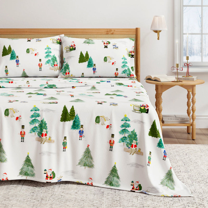 4-Piece Turkish Cotton Flannel Sheet - Whittaker Collection