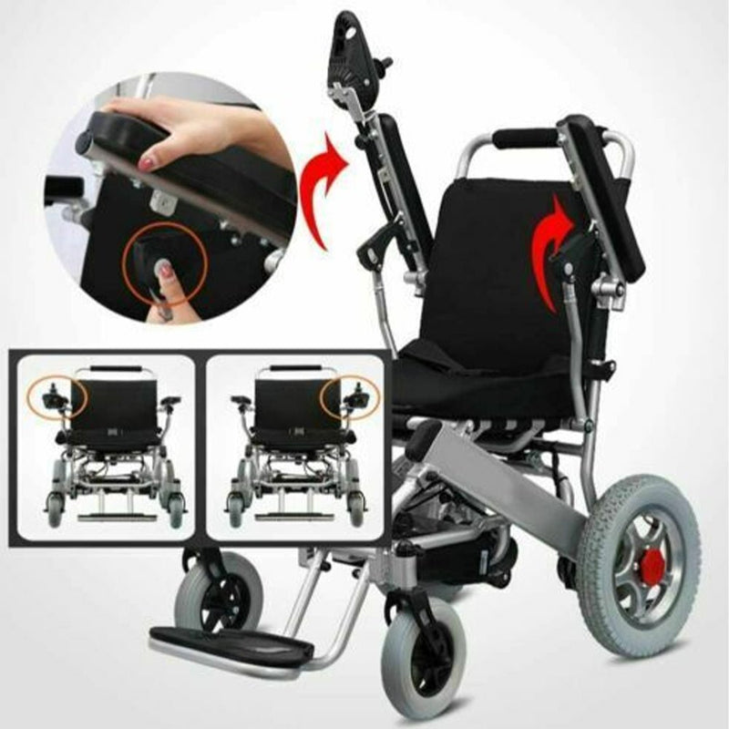 PCMOS WD602 17.5" Heavy Duty Electric Motorized Lightweight Wheelchair, 250LBS (97658124)