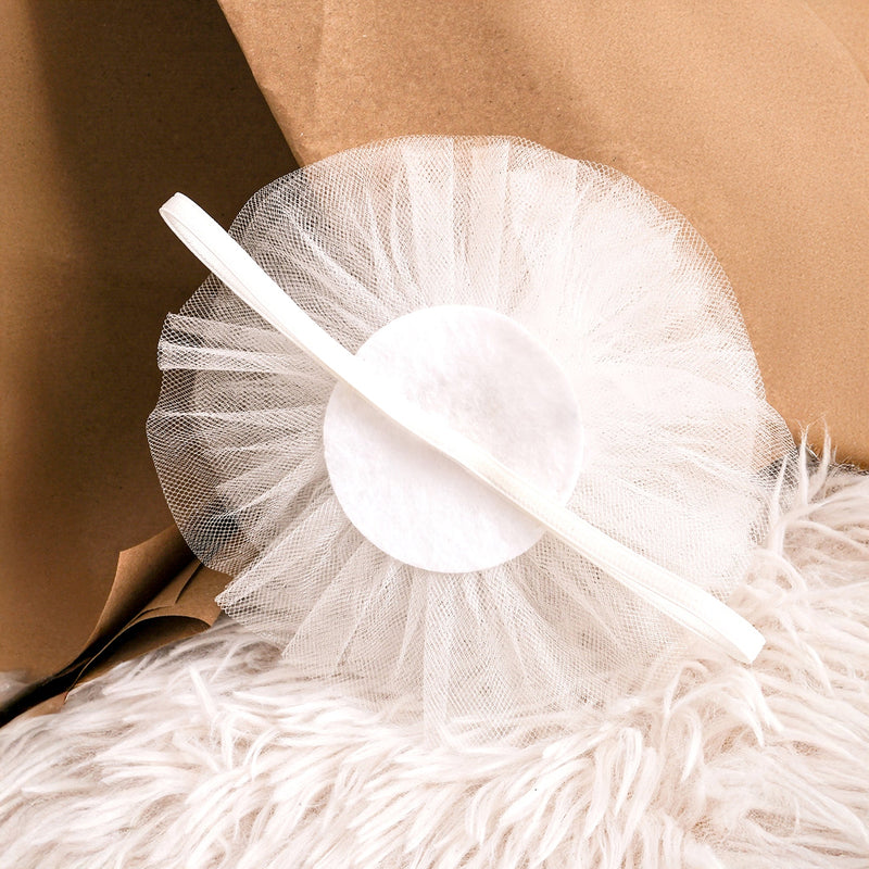 Pearl Rose White Romper