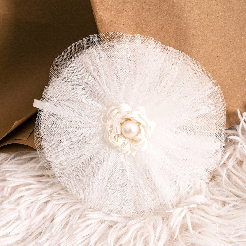 Pearl Rose White Romper