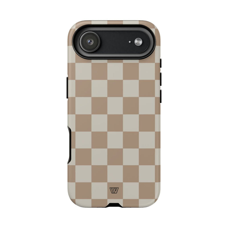 NEUTRAL CHECKERBOARD | Tough Phone Case