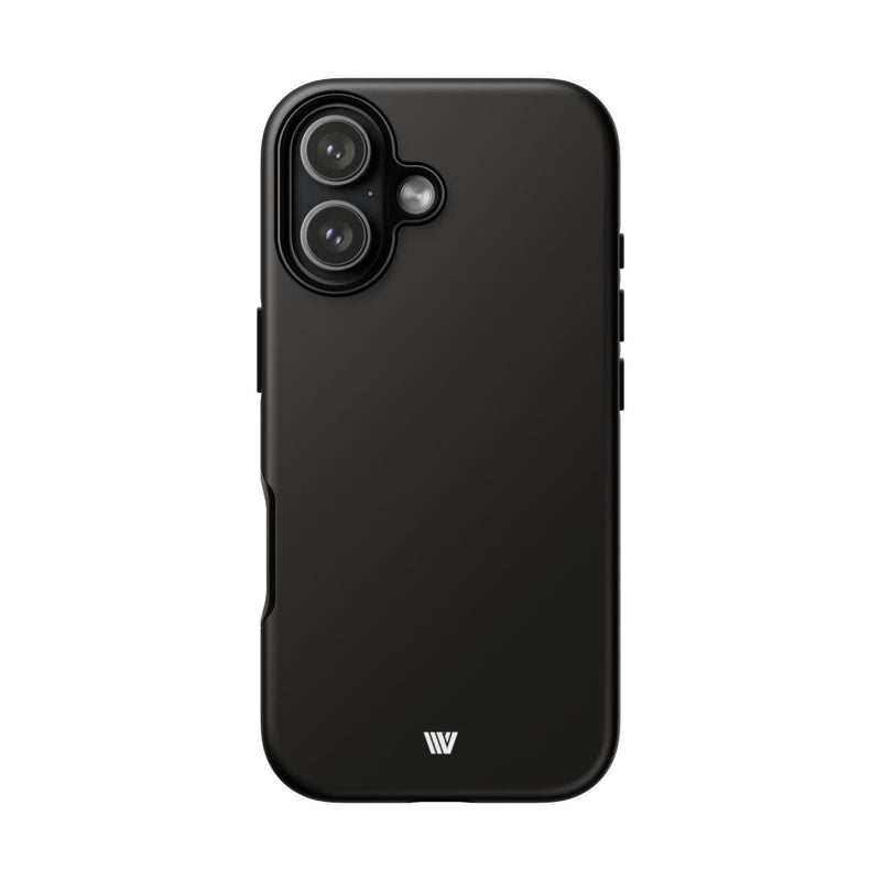 JET BLACK | Tough Phone Case
