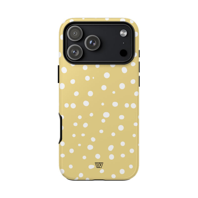 MUTED YELLOW DOTS | Tough Phone Case