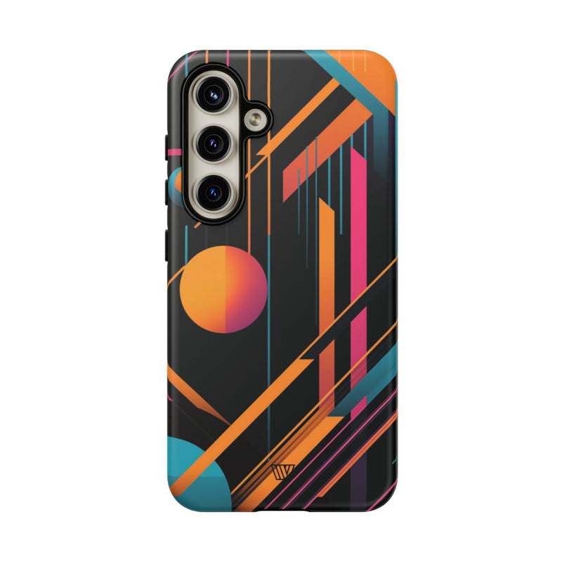 BOLD RETRO LINES | Tough Phone Case