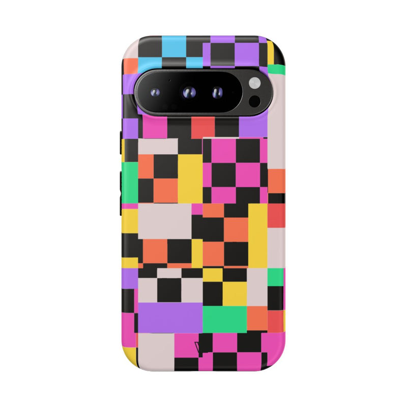 MASHED UP CHECKERBOARD | Tough Phone Case