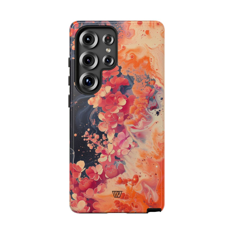 WAVE OF FLOWERS | Tough Phone Case