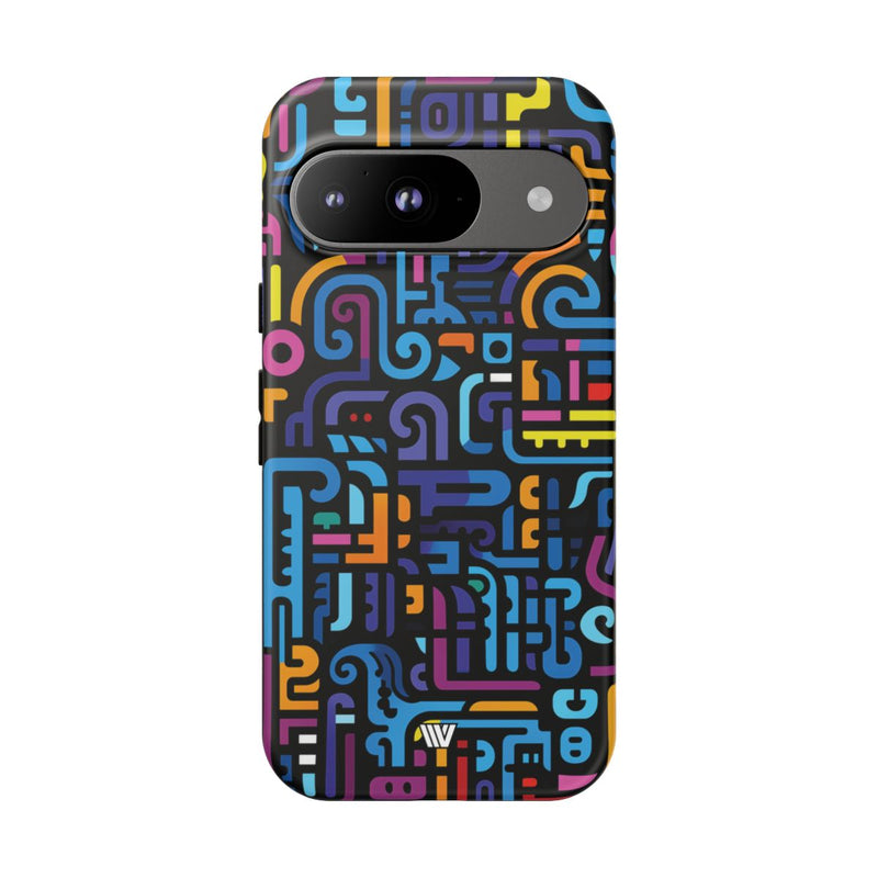 NEON GLYPHS | Tough Phone Case