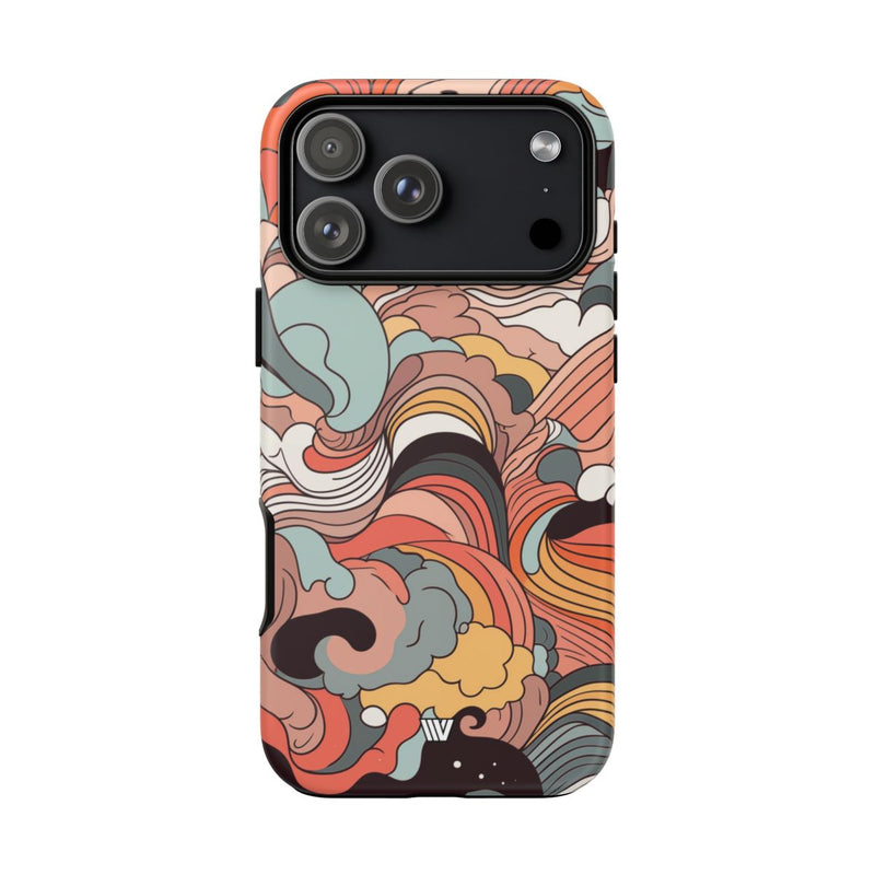 ABSTRACT DOODLE CLOUDS | Tough Phone Case