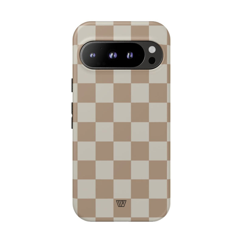 NEUTRAL CHECKERBOARD | Tough Phone Case