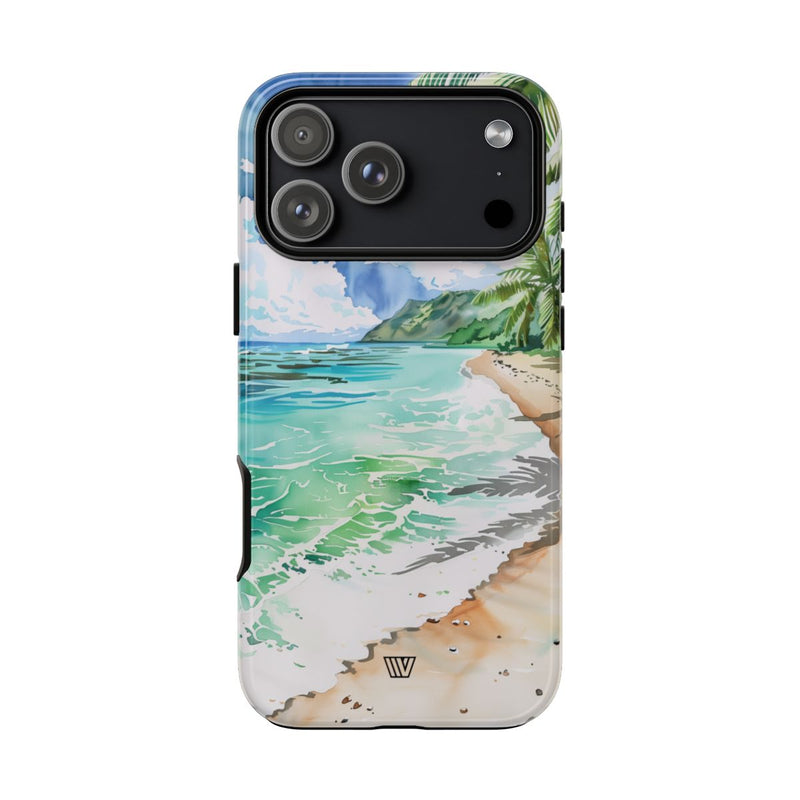 WATERCOLOR BEACH | Tough Phone Case