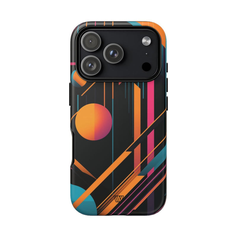 BOLD RETRO LINES | Tough Phone Case