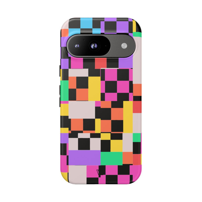 MASHED UP CHECKERBOARD | Tough Phone Case
