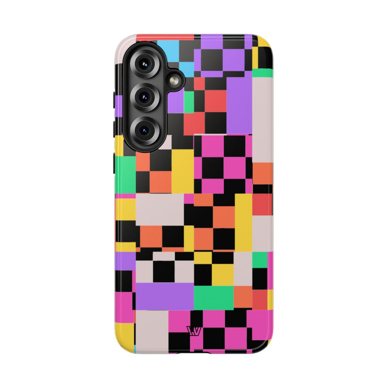 MASHED UP CHECKERBOARD | Tough Phone Case
