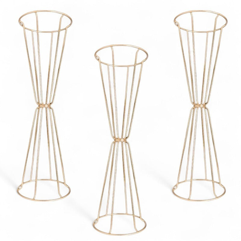 Piere Wedding Table Decor – Gold Reception Centerpiece Stand