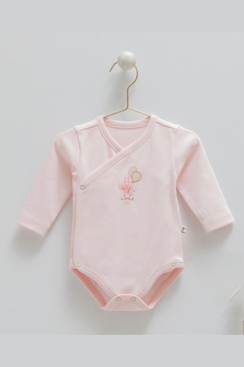 Pink Bodysuit with Balloon Print