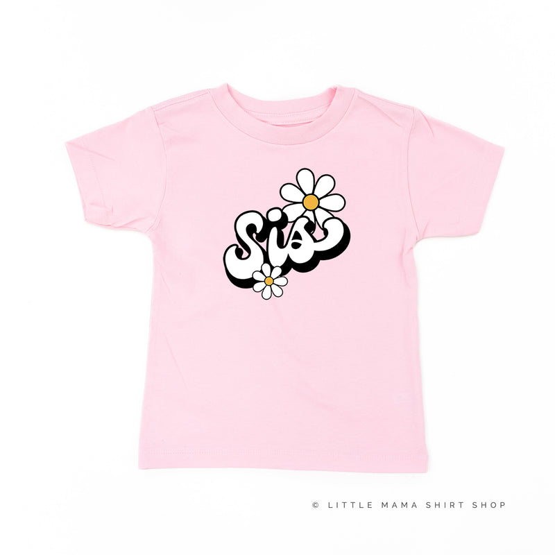 Daisy - Sis - w/ Full Daisy on Back - Child Tee
