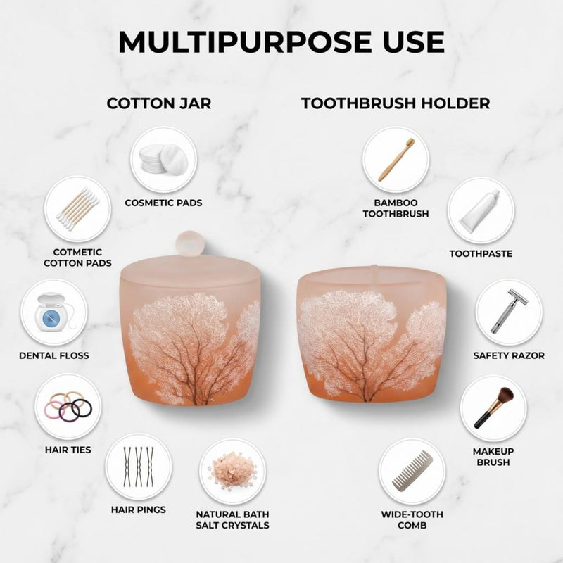 The Carruthers Collection – Elegant Modern Bathroom Décor Accessories Set of 6