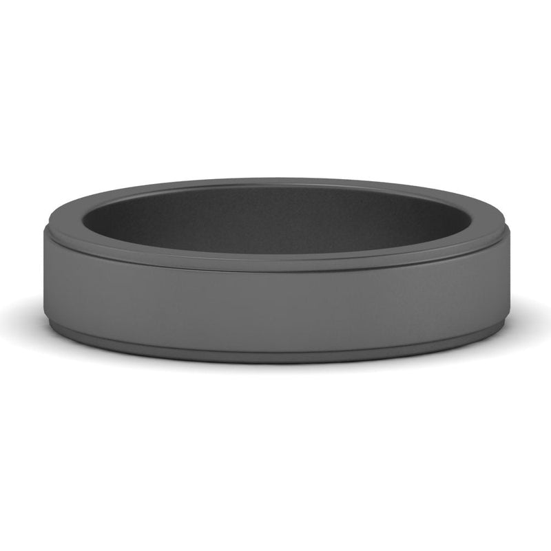 Simple Flat Wedding Band 4MM
