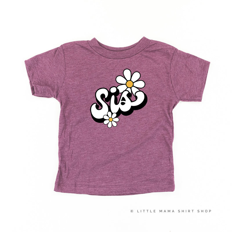 Daisy - Sis - w/ Full Daisy on Back - Child Tee