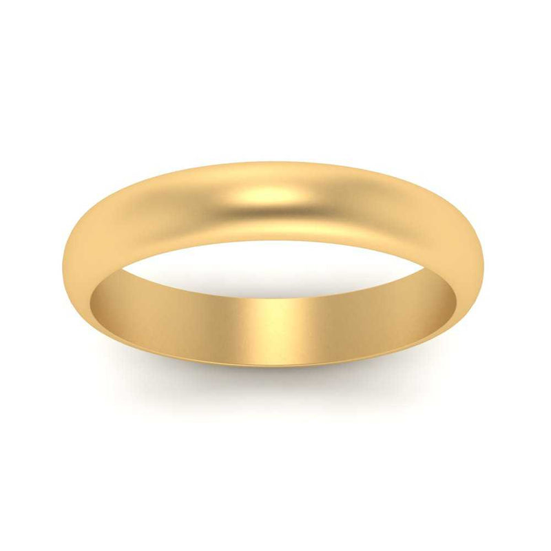 Low Dome 6mm Men Wedding Band