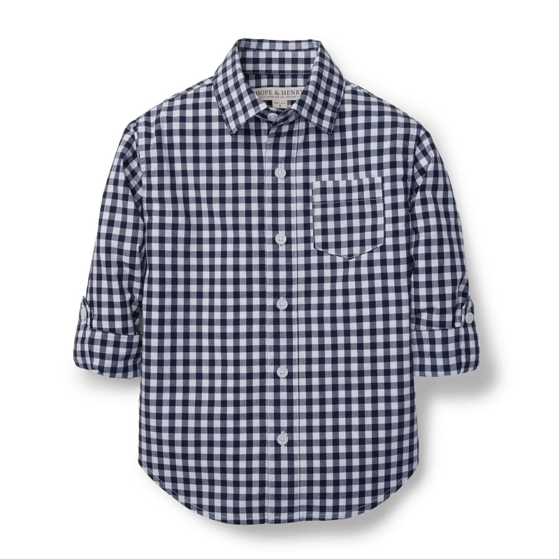 Organic Poplin Button Down Shirt