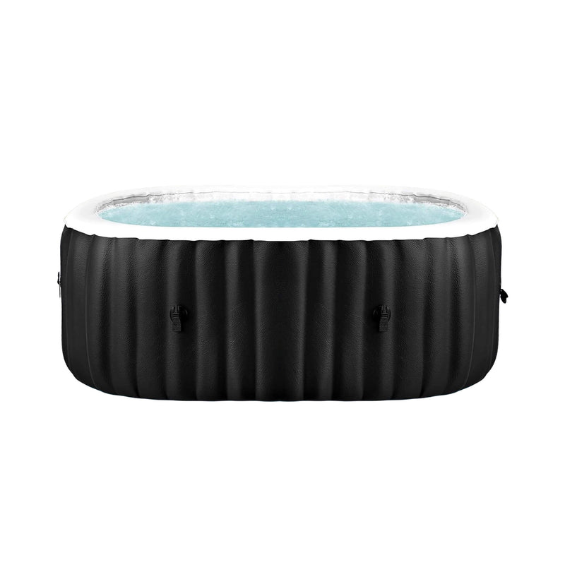 Premium 2-Person Inflatable Hot Tub Kit With 8-Color LED Lights (SAK98431)