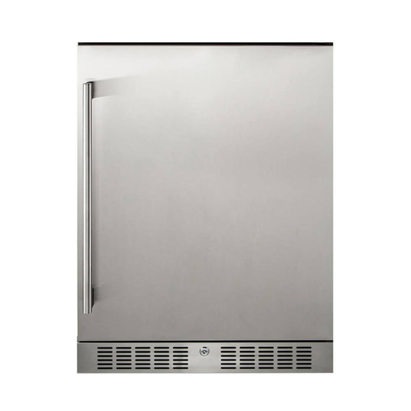 Premium Single Door Stainless Steel Built-In Wine Beverage Undercounter Refrigerator, 5.3 Cu.Ft. (SAK95276)