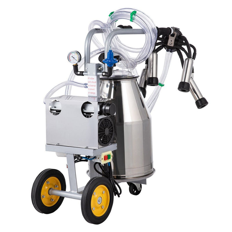 Premium Electric Cow Goat Milking Machine With Milk Bucket, 25L (95138427)