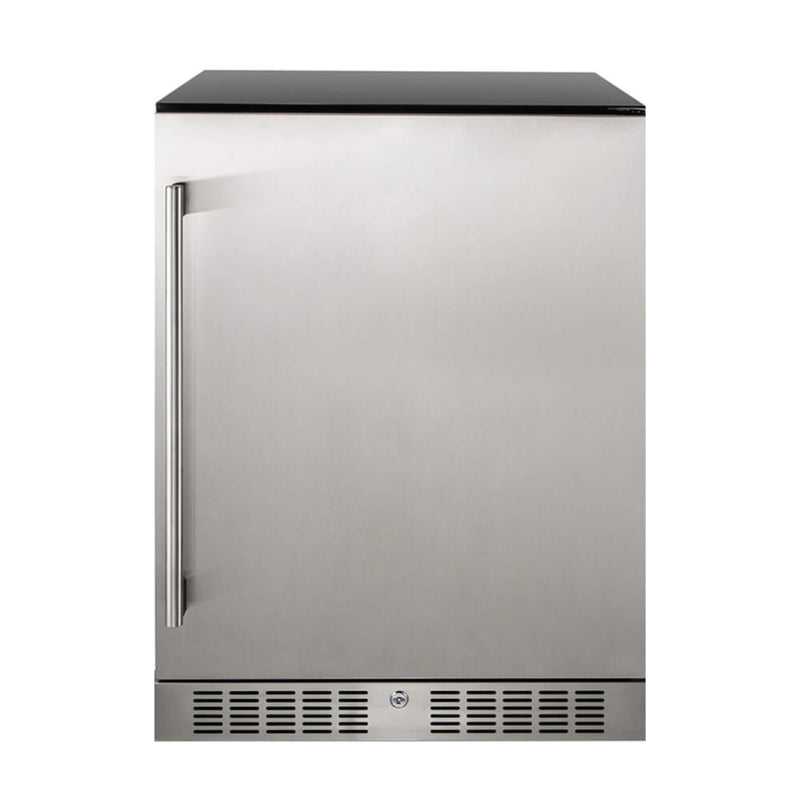 Premium 5.3 Cu.Ft Single Door Stainless Steel Built-In Wine Beverage Undercounter Refrigerator (SAK95276)