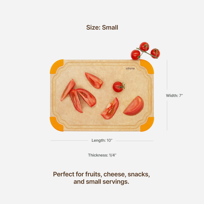 Premium Series Cutting Board - Non Slip & Color Code - Small