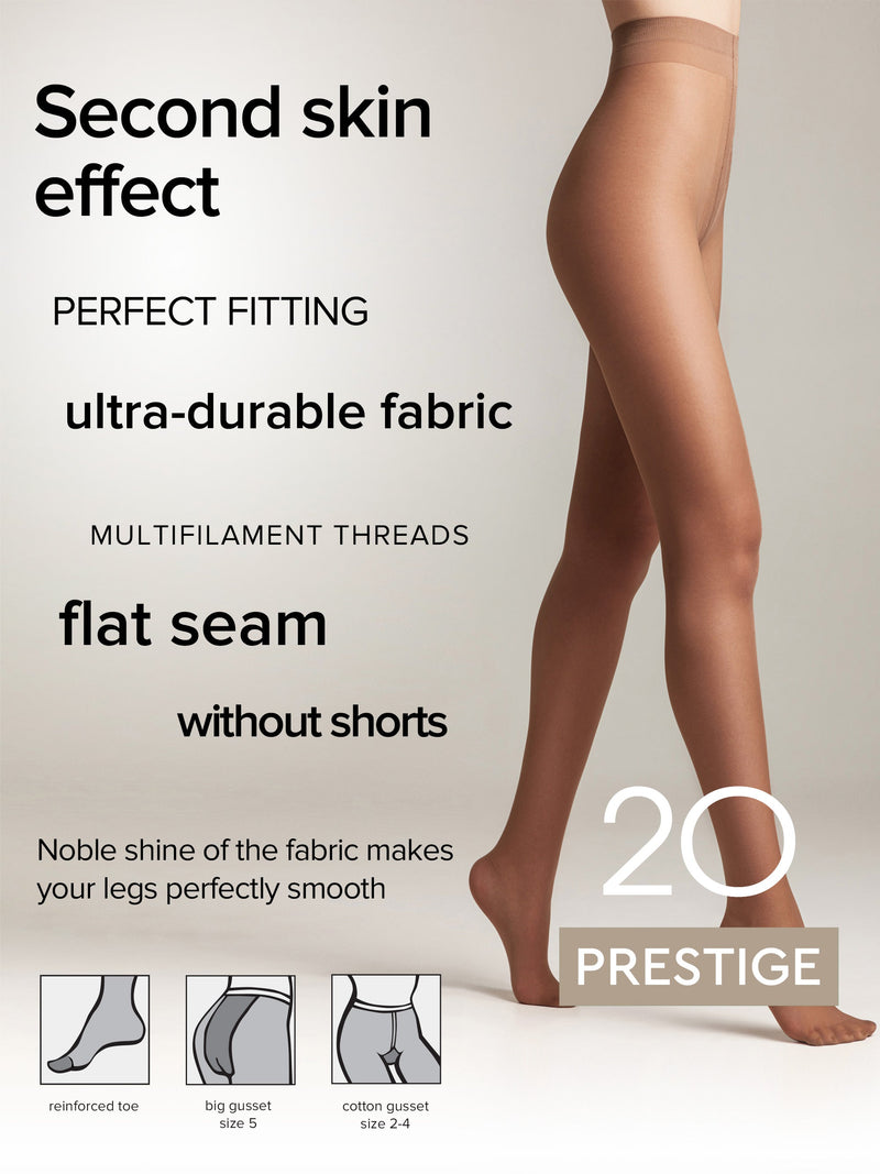 Tights Conte Prestige 20 Den - Sheer to Waist Noble Shine