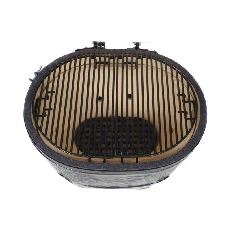 Primo Oval Large 300 Ceramic Kamado BBQ Grill W/ Stainless Steel Grates [PGCLGH] (SAK14871)