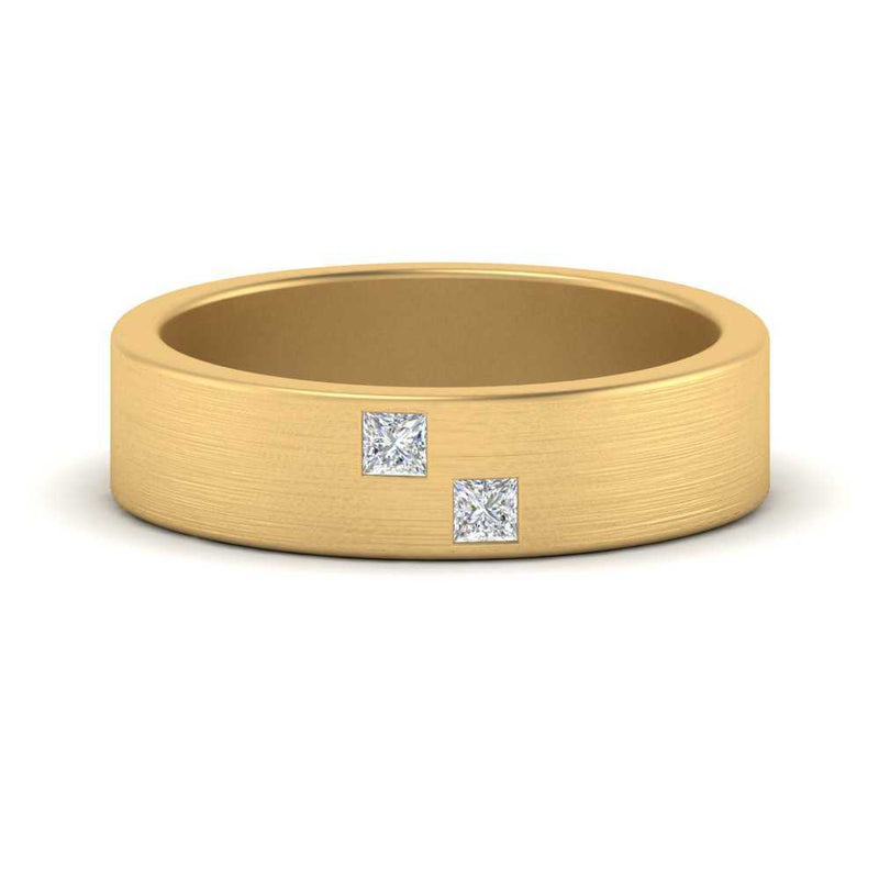 Princess Cut Brush Finish Band