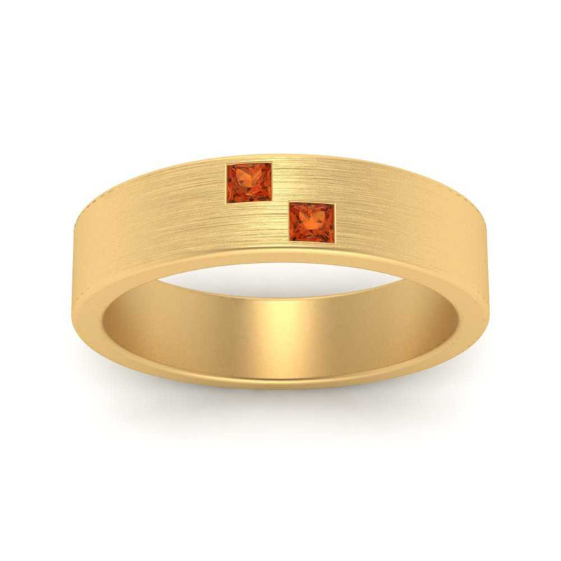 Princess Cut Brush Finish Band