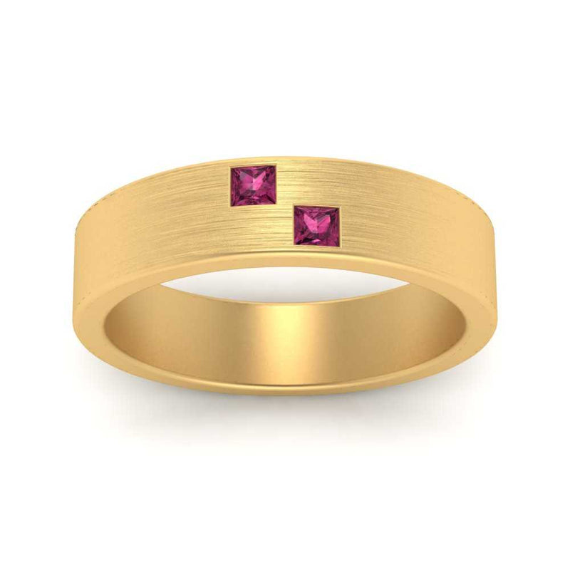 Princess Cut Brush Finish Band