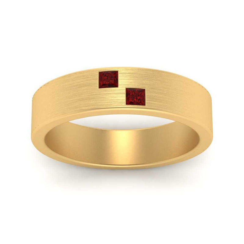 Princess Cut Brush Finish Band