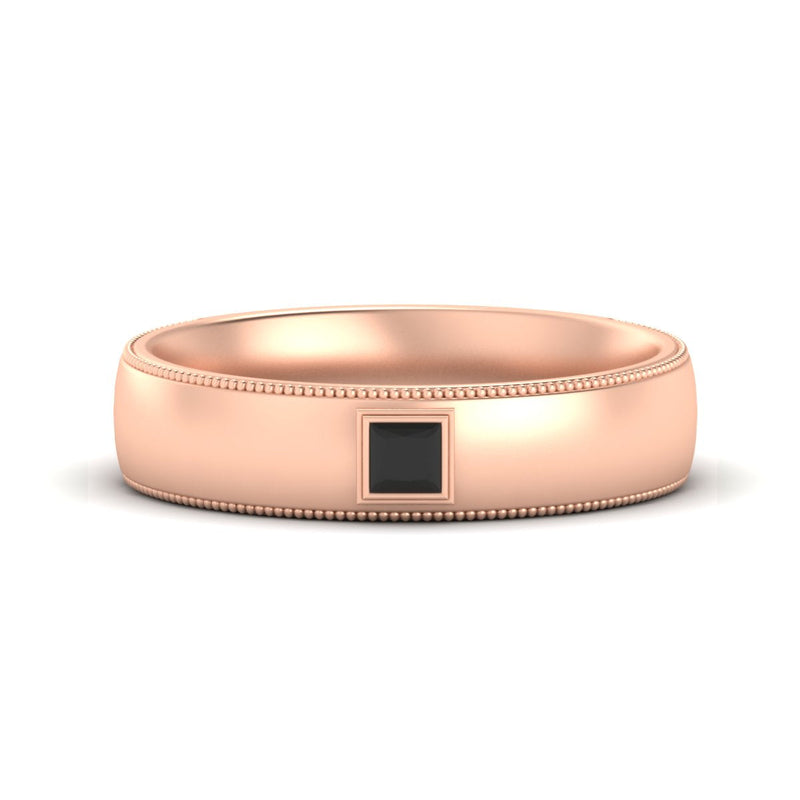 Princess Cut Mens Comfort Fit Promise Ring