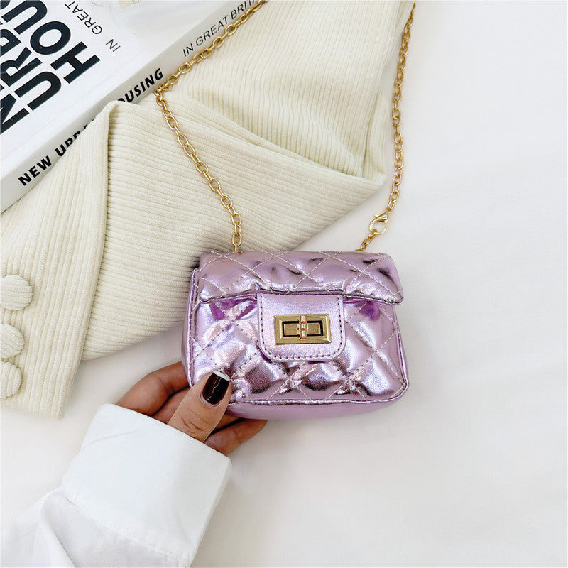 Fashionable Mini Carry-On Girls Portable PU Crossbody Handbag