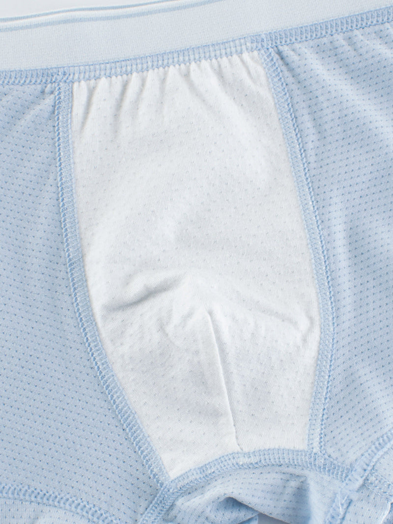 Boys’ Simple Astronaut Cartoon Printed Boxer Shorts Breathable Underwear Set