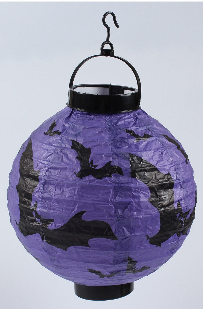 Halloween 4 pieces Set Handheld Halloween Pumpkin Paper Lantern Hanging Light-Up Pendant