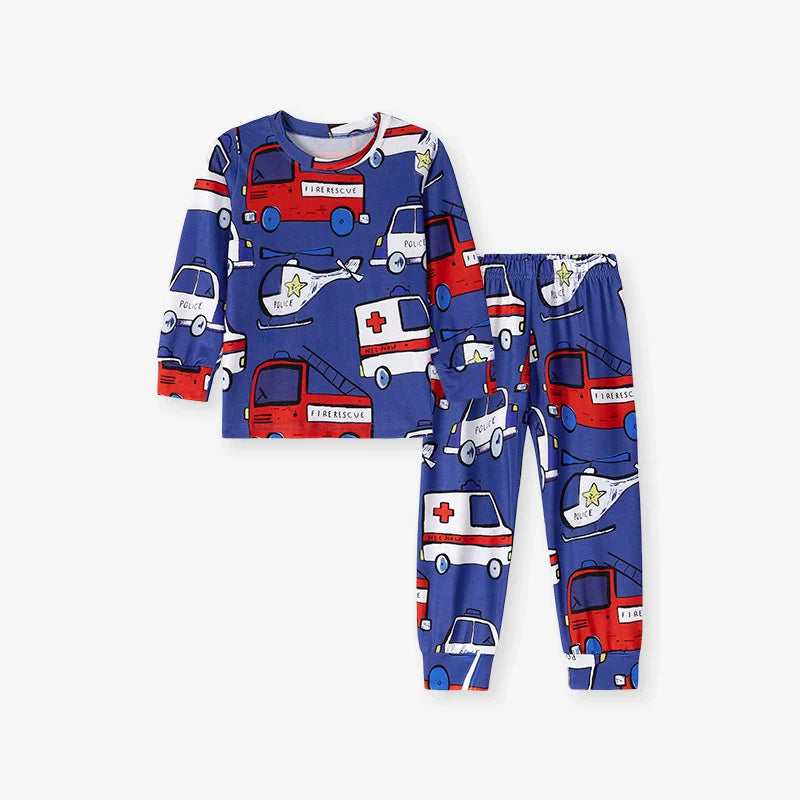 Emergency Rescue Kids Pajama Set – Long Sleeve Shirt and Pants