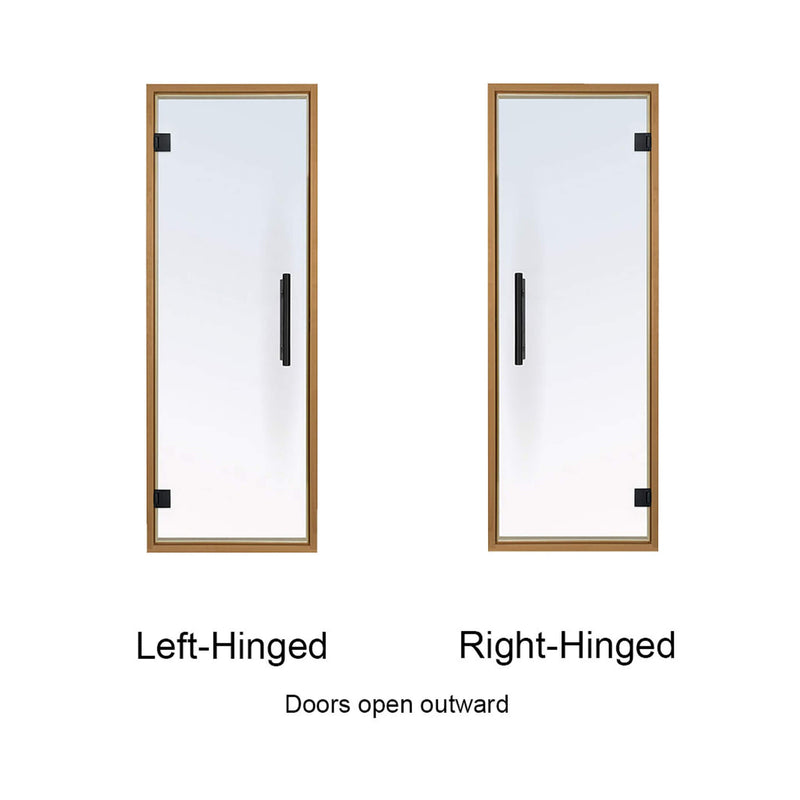 Prosaunas 24X73-Inch Thermo-Aspen Prehung Clear Glass Sauna Door (SAK17254)