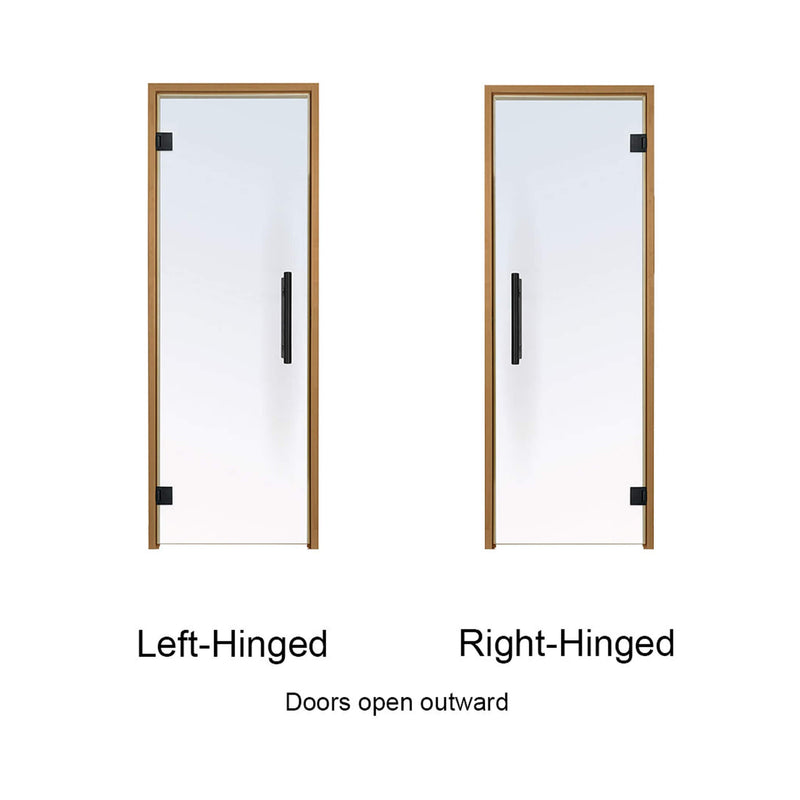 Prosaunas 24X81-Inch Thermo-Aspen Prehung Clear Glass Sauna Door (SAK13651)