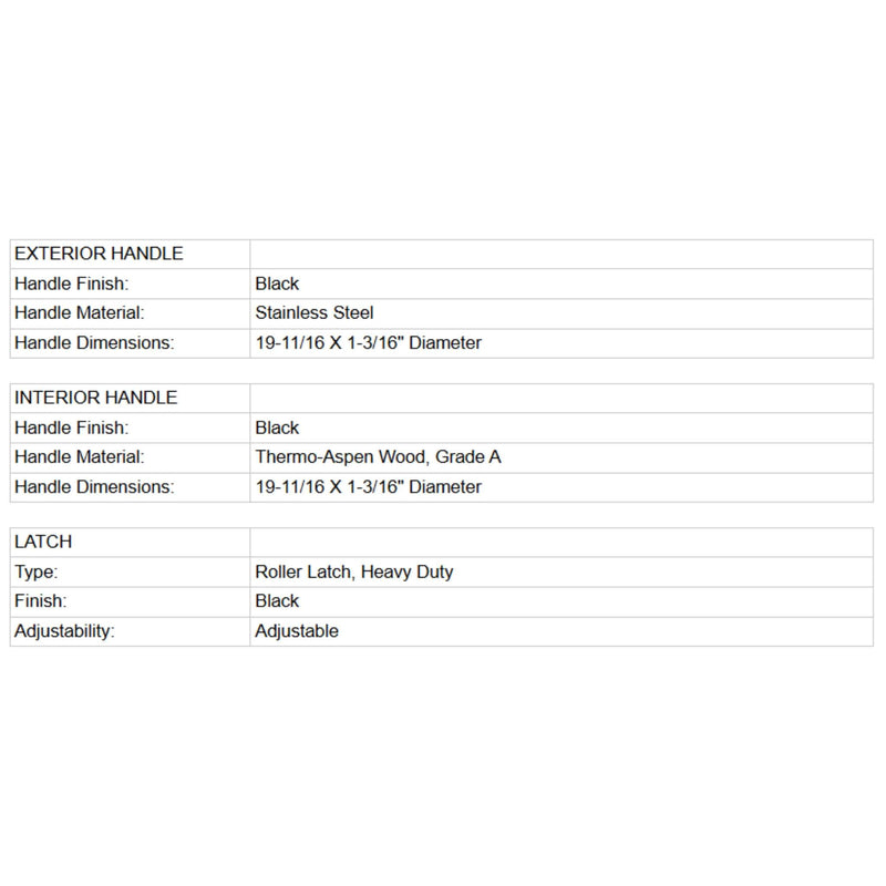 Prosaunas 24X81-Inch Thermo-Aspen Prehung Clear Glass Sauna Door (SAK13651)